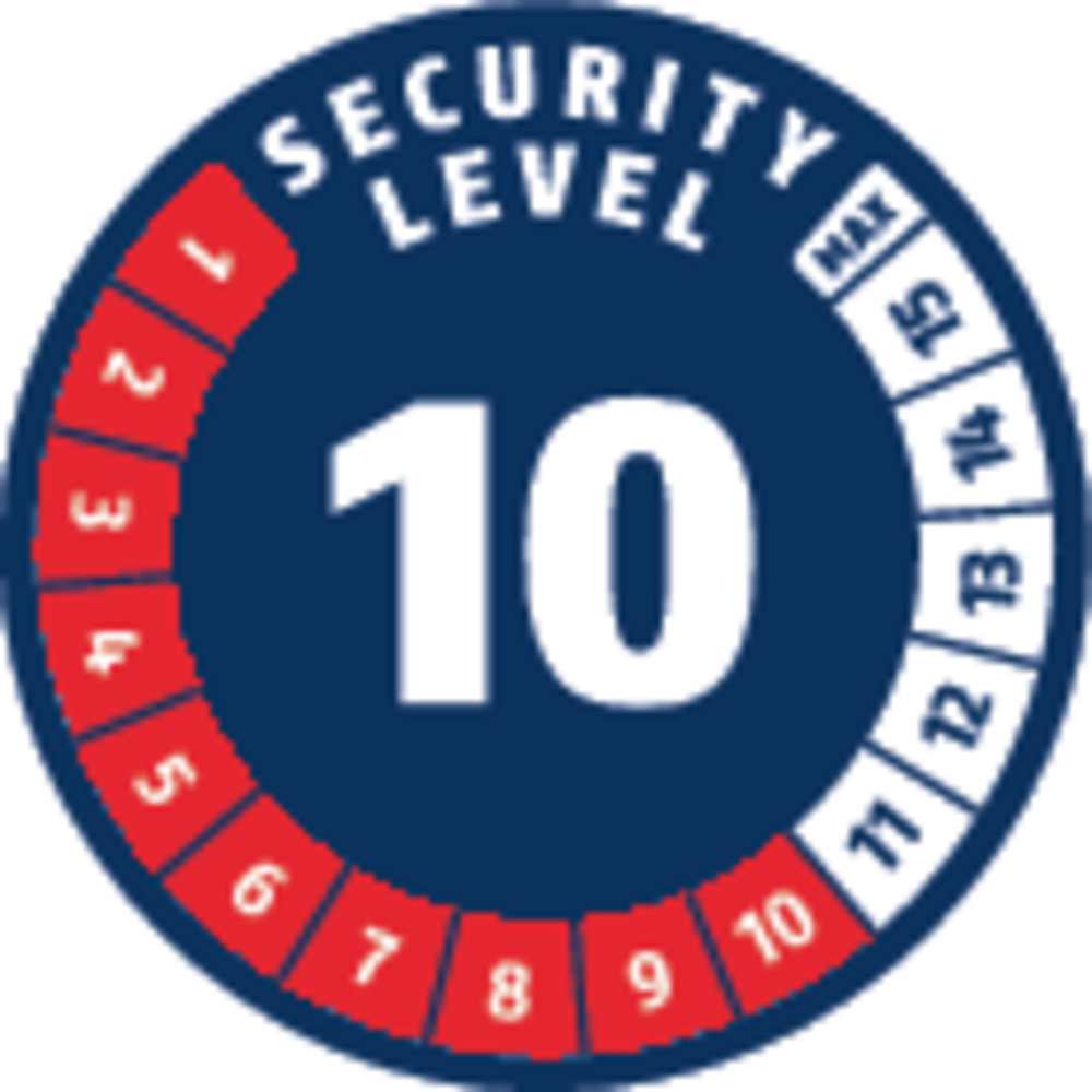 Poziom bezpieczeństwa 10/15 | ABUS GLOBAL PROTECTION STANDARD ® |